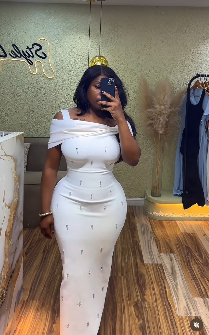 Off Shoulder Embellished Satin Gown H6805