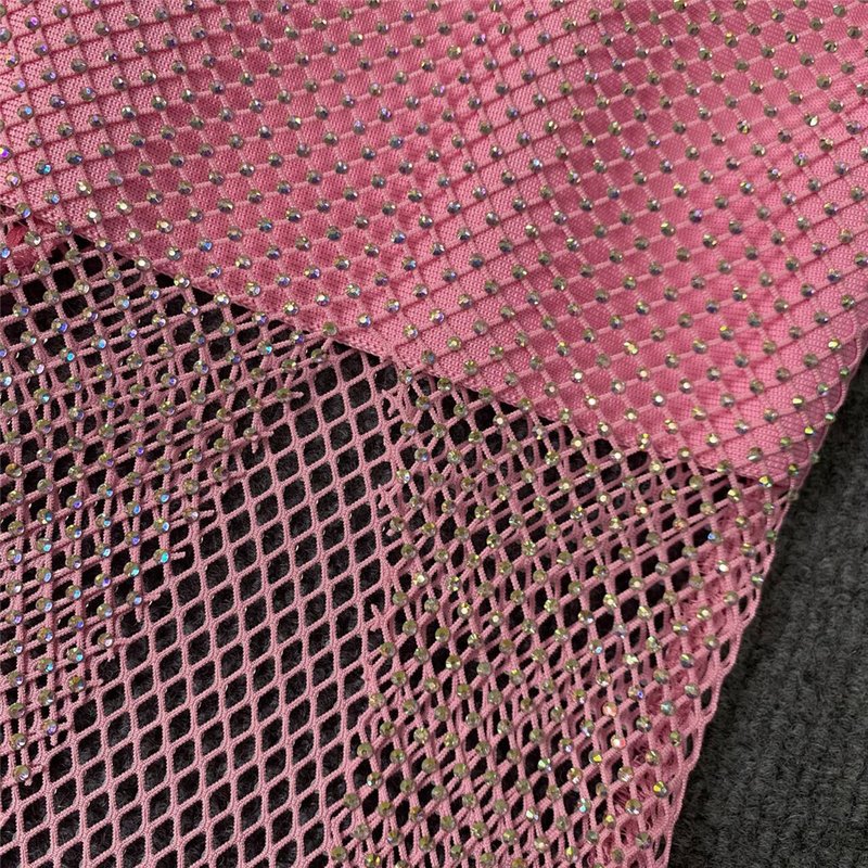 Off-Shoulder Feathered Pink Bandage Dress H6384