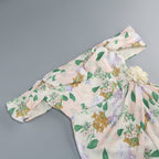 Off Shoulder Floral Wrap Dress H6354