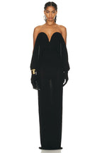 Off-Shoulder Flutter Sleeve Gown H5973