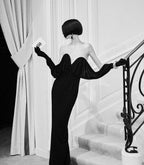 Off-Shoulder Flutter Sleeve Gown H5973