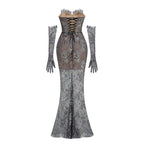 Off Shoulder Lace Mermaid Gown H6894