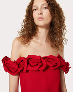 Off Shoulder Rose Ruffle Mini Dress H6202