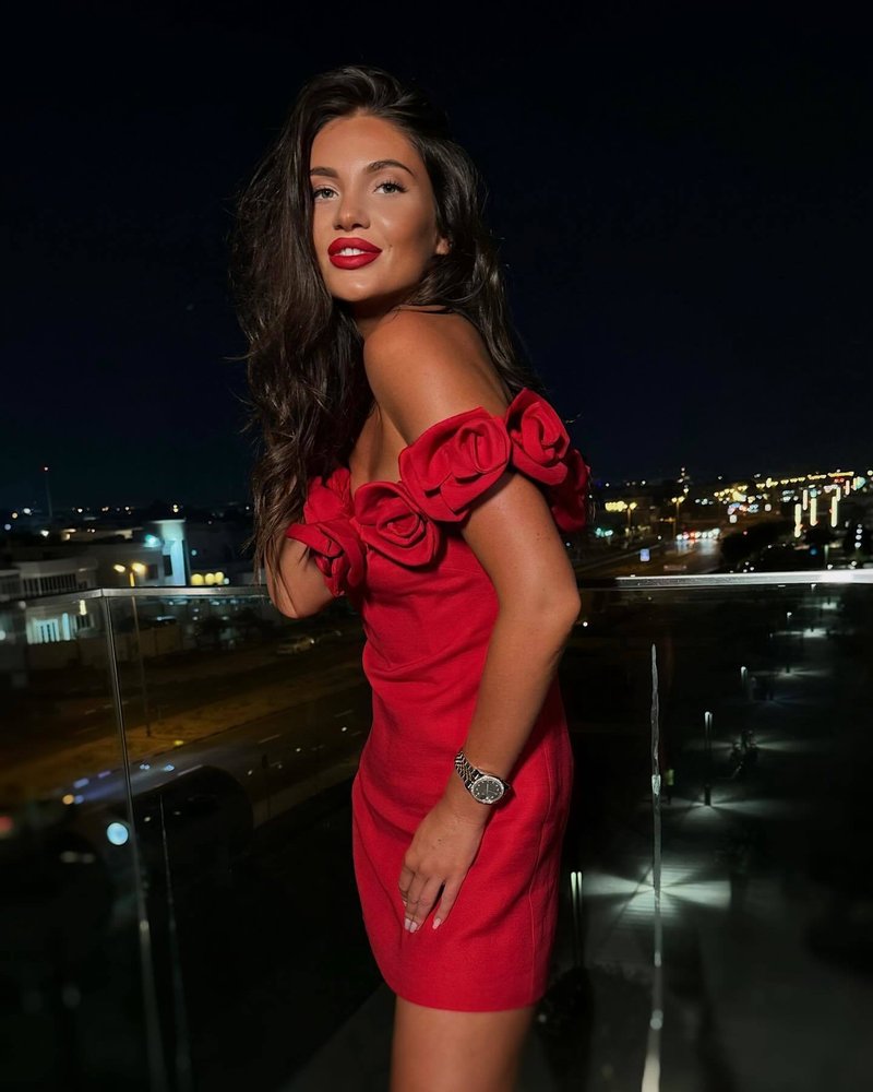 Off Shoulder Rose Ruffle Mini Dress H6202
