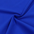 Off-Shoulder Royal Blue Satin Gown H5487