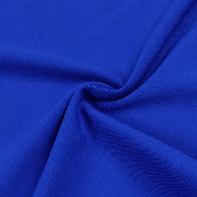 Off-Shoulder Royal Blue Satin Gown H5487