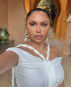 Off-Shoulder Ruched Maxi Dress H6488