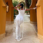 Off-Shoulder Ruched Maxi Dress H6488