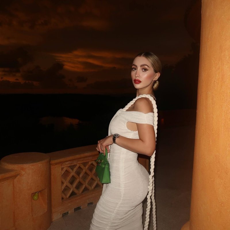 Off-Shoulder Ruched Maxi Dress H6488