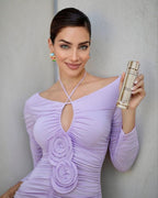 Off Shoulder Ruched Mini Dress H5968