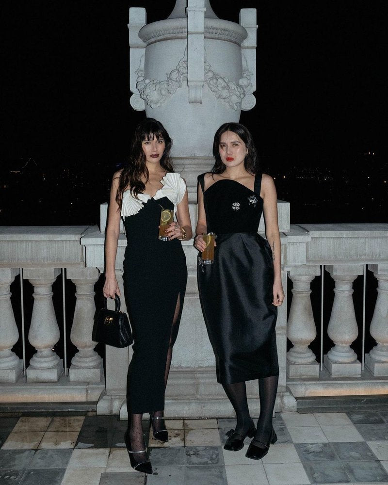 Off Shoulder Ruffle Black Bandage Dress H5998