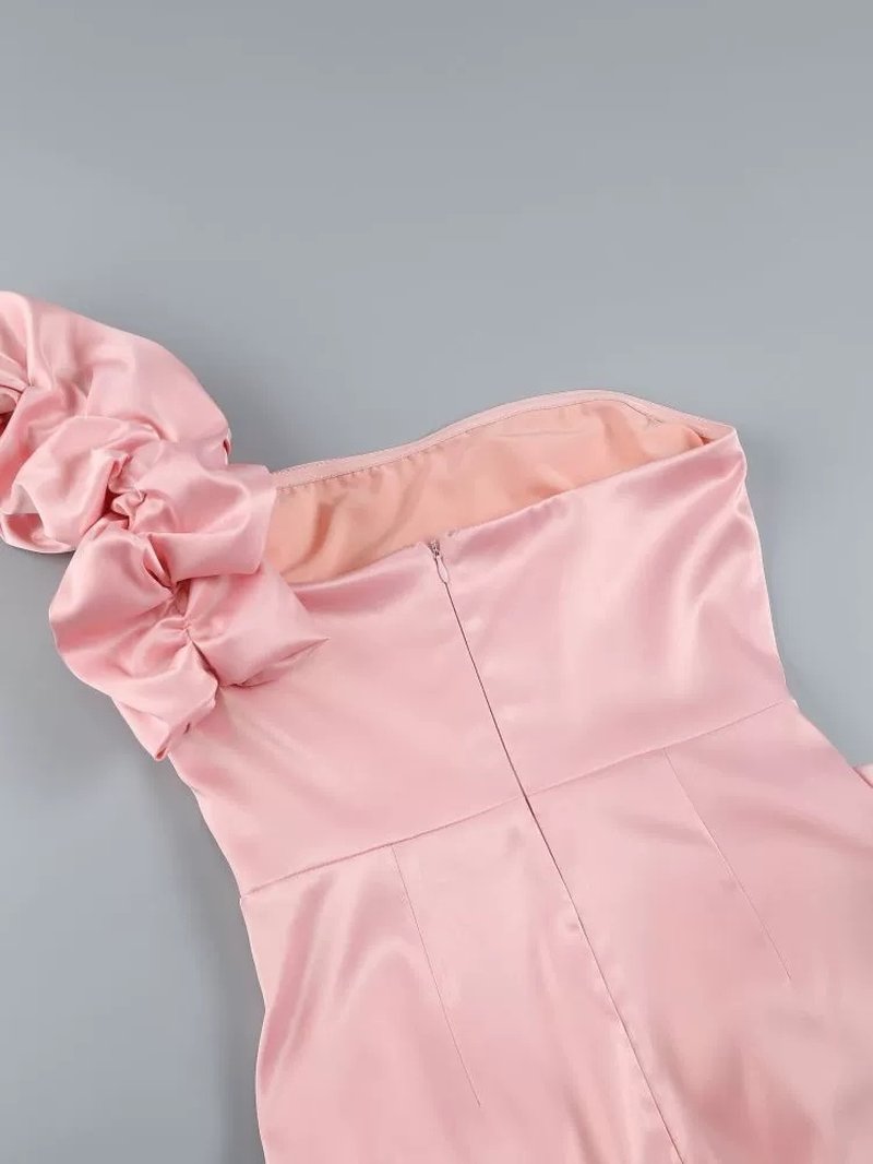 Off Shoulder Ruffle Mini Dress H6328