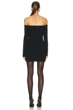 Off Shoulder Sequin Bust Mini Dress H6169
