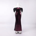 Off-Shoulder Sequin Mermaid Gown H7035