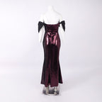Off-Shoulder Sequin Mermaid Gown H7035
