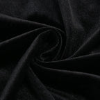 Off-Shoulder Velvet Gown with Floral Bow H6433
