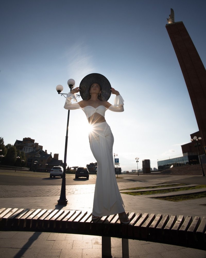 Off Shoulder White Maxi Dress H6899