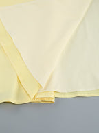 Off Shoulder Yellow Corset Midi Dress H6395