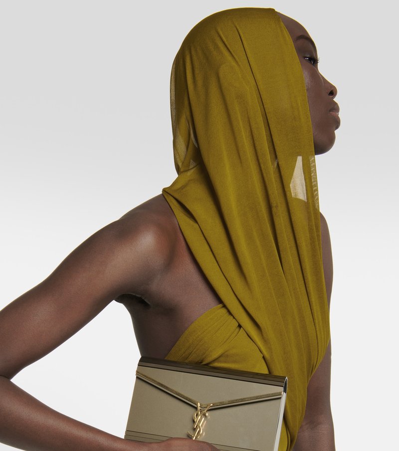 Olive Draped One-Shoulder Maxi Dress H6008