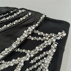 One Shoulder Beaded Maxi Dress H6812