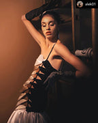 One-Shoulder Cutout Satin Gown H6691