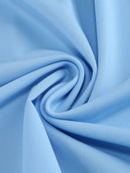 One Shoulder Draped Blue Midi Dress H7108