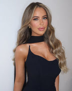 One Shoulder Draped Gown H6443