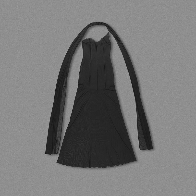 One Shoulder Draped Gown H6443