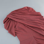One Shoulder Draped Midi Dress H7090