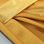 One Shoulder Draped Satin Midi Dress H6185