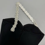 One Shoulder Fringe Maxi Dress H6450