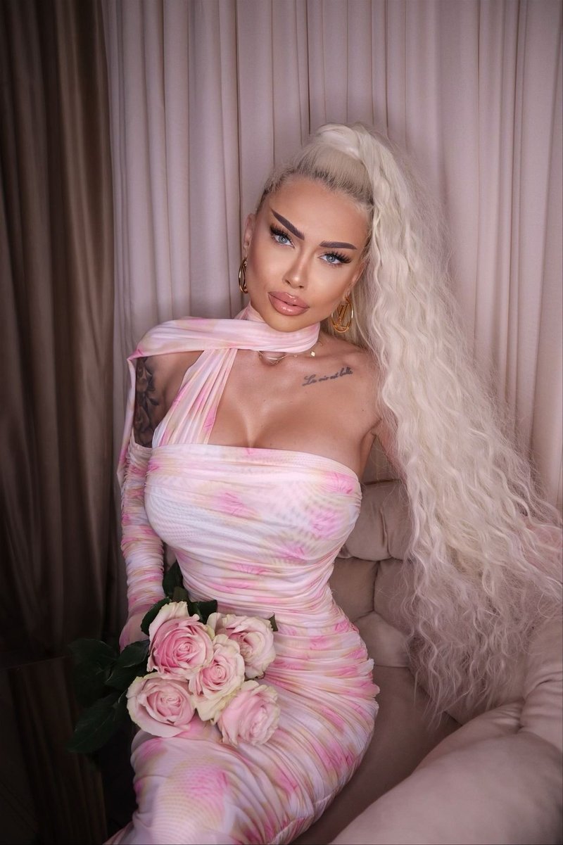 One Shoulder Ruched Gown with Long Gloves H5717