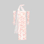One Shoulder Ruched Gown with Long Gloves H5717