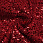 One Shoulder Sequin Red Gown H6043