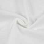 Pearl Embellished Sleeve White Jumpsuit H6308