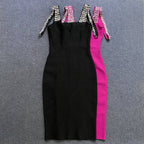 Pearl-Embellished Square Neck Mermaid Dress H6147