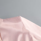 Pink Blazer Sheer Gown Dress H7066