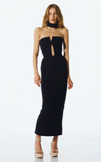 Pink Cutout Mermaid Bandage Dress H4948
