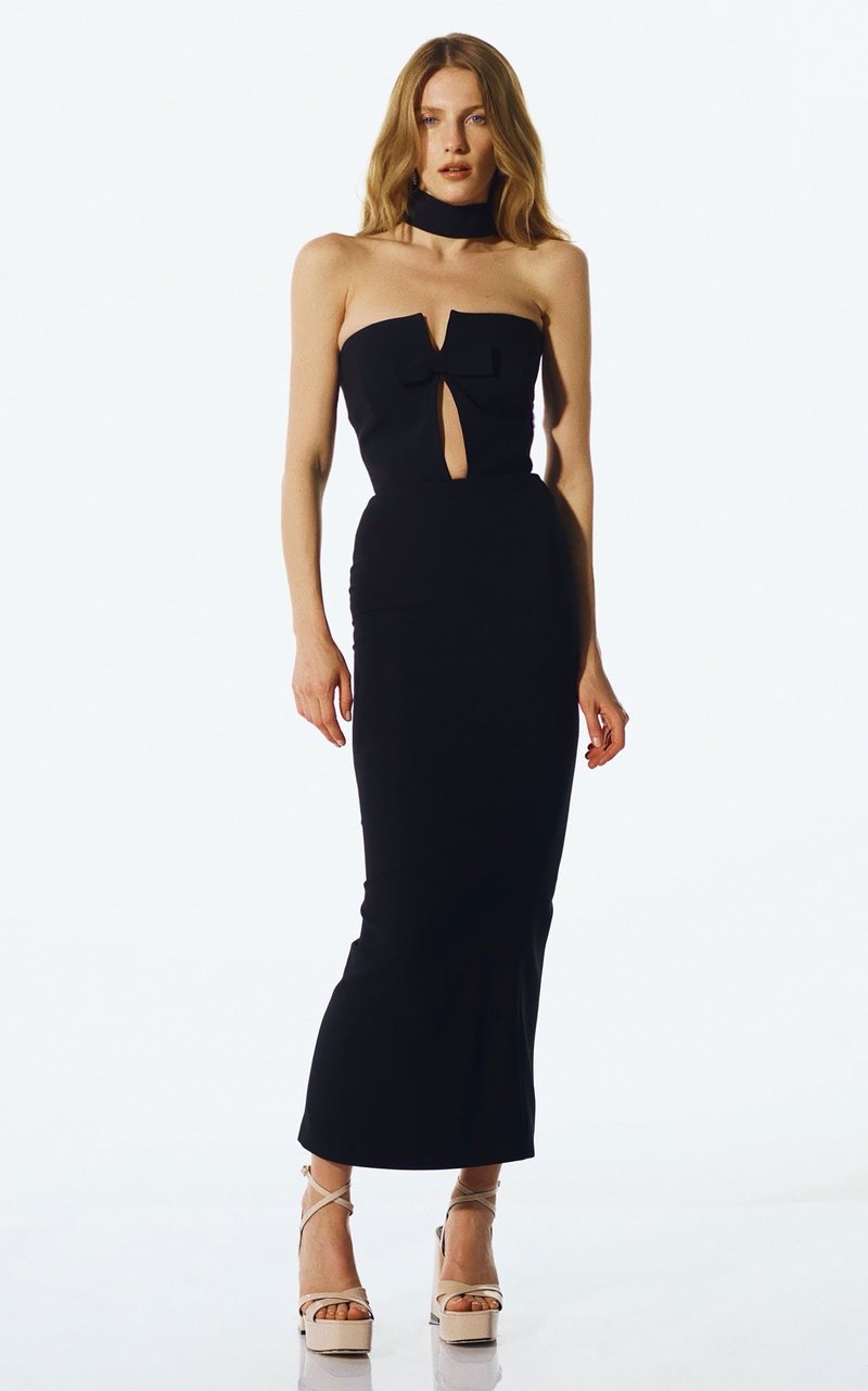 Pink Cutout Mermaid Bandage Dress H4948