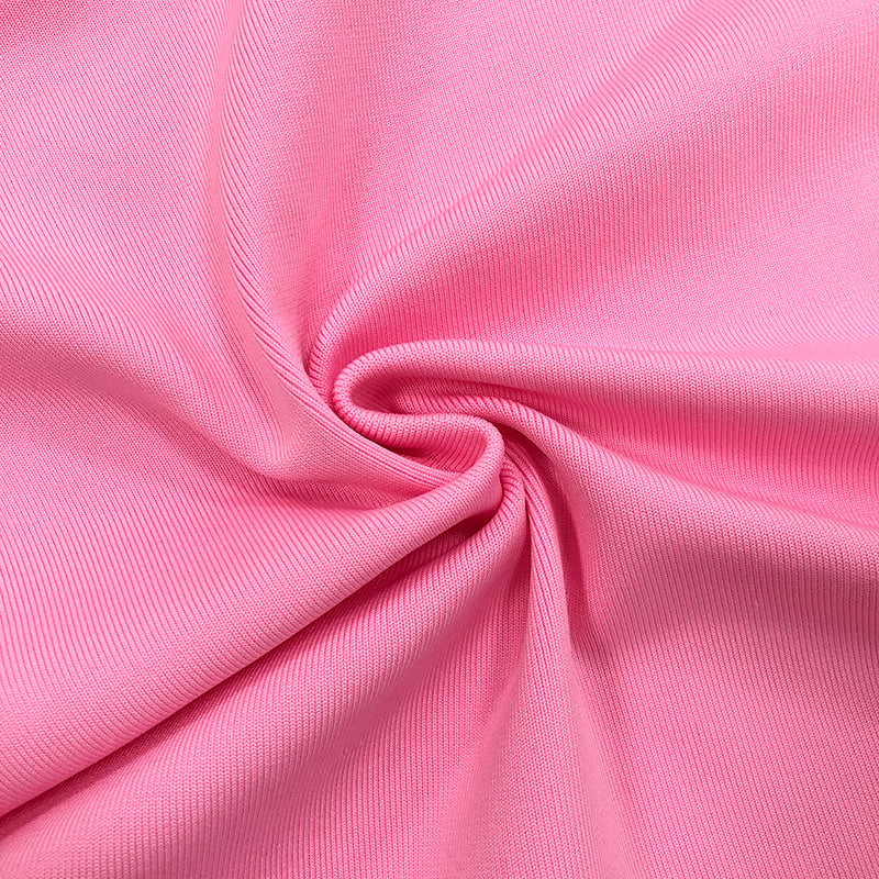 Pink Embellished Long Sleeve Midi Dress H6404