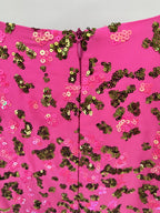 Pink Floral Embellished Maxi Dress H7051