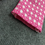 Pink Houndstooth Cutout Blazer Set H6146