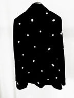 Polka Dot Two-Tone Suit Set H6375