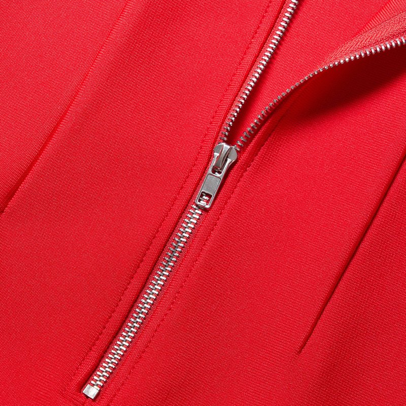 Red Chain Strap Midi Dress H6685