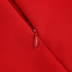 Red Cut-Out Bow Sleeve Dress H6334