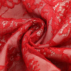 Red Lace Halter Midi Dress H6766
