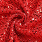 Red Sequin Slit Maxi Dress H7071