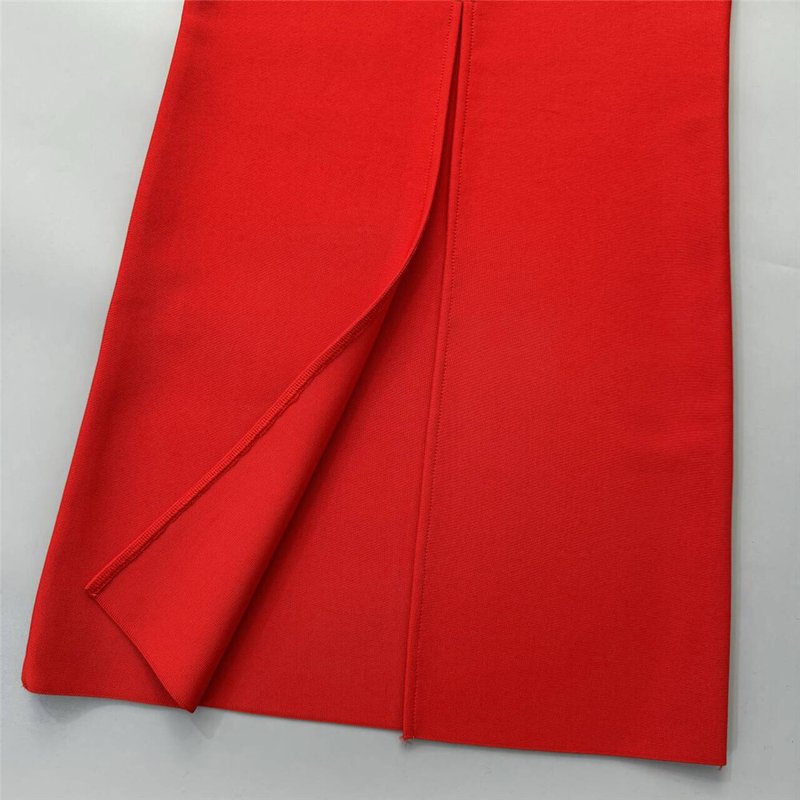 Red Velvet Cutout Long Sleeve Gown H6654