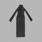 Rose Embellished Halter Maxi Dress H5818