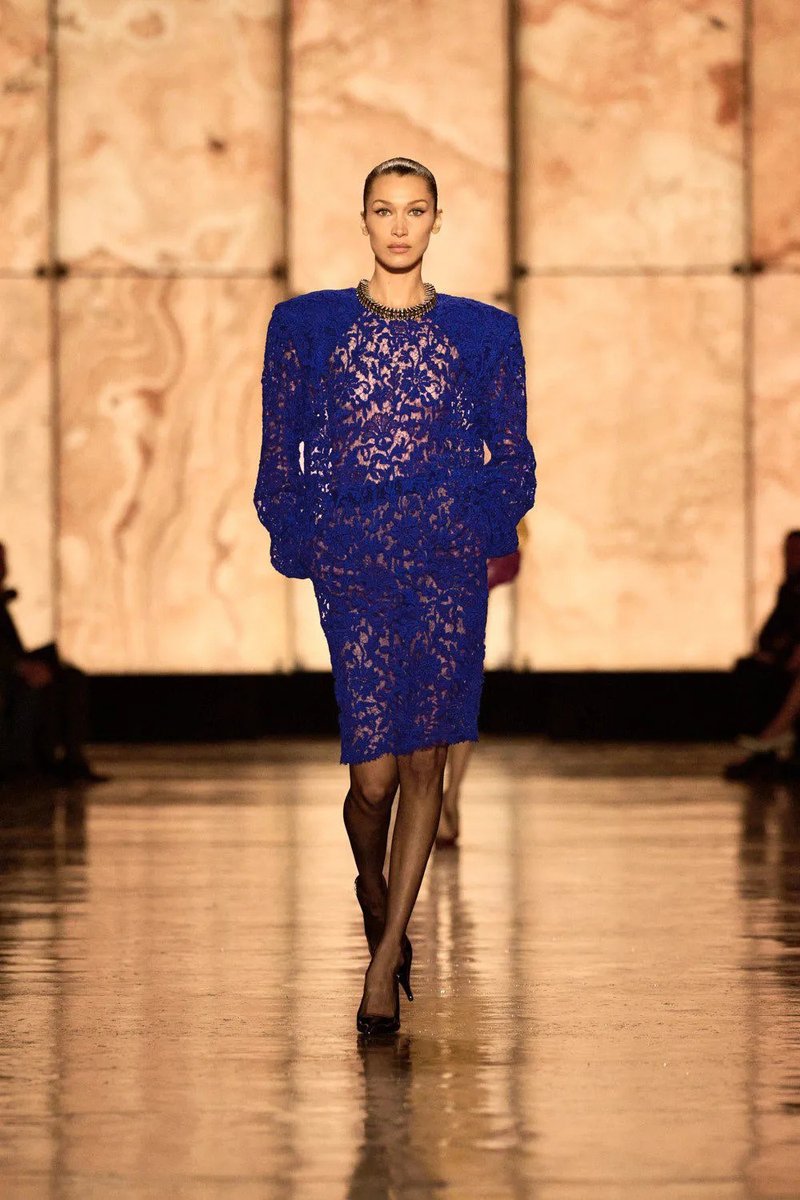 Royal Blue Lace Sheath Dress H6991